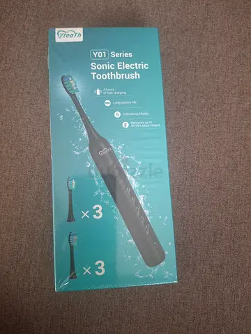 Y01 Sonic Electric Toothbrush with 3 Replacement Heads (Brand New in Box)