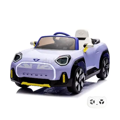 Megastar Licensed Mini Cooper Aceman Ride-On 12V Electric Kids Car with Remote