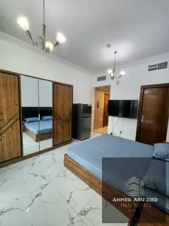 Furnished Studio Rent Oasis Towers Ajman | AED 35K | Gym, Pool & Parking | Balcony with Open View |