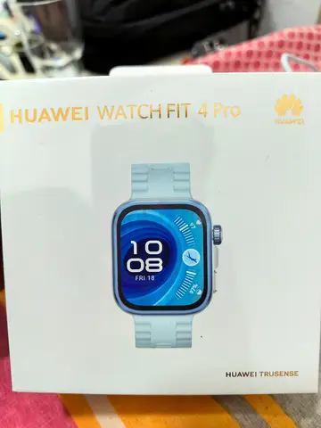 Huawei Watch Fit 4 Pro - Brand New in Box (Blue Fluroroelastomer Strap)