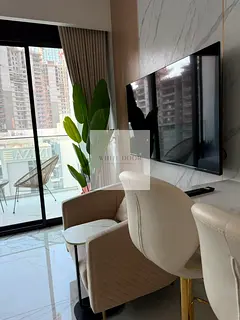 Furnished Studio | Azizi Riviera 65 | Balcony | Downtown City View
