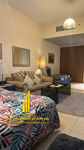 ✨ استوديو مفروش بالكامل للإيجار الشهري في أبراج عجمان ون – الراشدية✨ استمتع بحياة الرفاهية في واحد من أرقى أبراج عجمان! استوديو فاخر مفروش بالكامل بفر