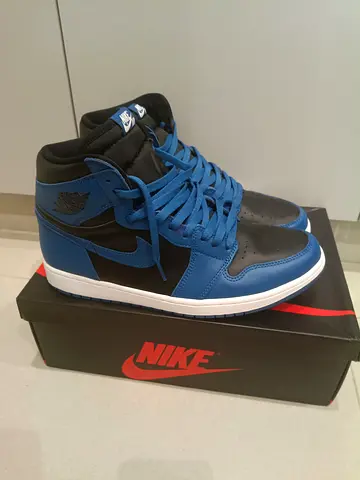 Nike Air Jordan 1 Mid - Blue/Black, Brand New