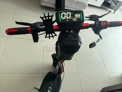 48V Electric Scooter with Digital Display and Accessories