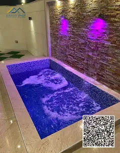 A distinctive villa for rent with a swimming pool, corner lot on two streets, at a special price. Tw