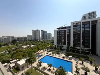 Pool & Park View I 2 Bed I Light Wood