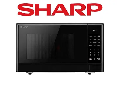 Sharp R28A0B 28L 1100W Microwave Oven Black, 13 Auto Menus, 11 Power Levels