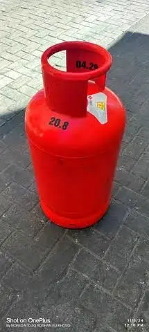 Gas cylinder with new stove and connector