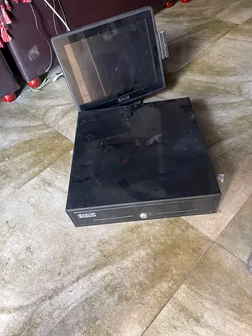 Used POS Touchscreen Terminal with Cash Drawer