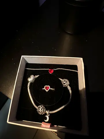 Pandora Bracelet Necklace Ring Combo (seperately available too)