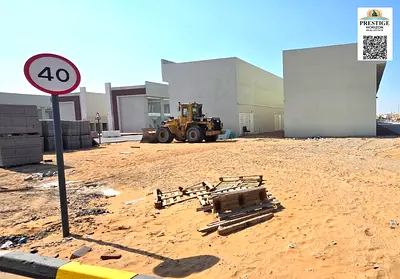 🏢 أرض تجارية وسكنية | تصريح بناء G+4 | الجرف 2، عجمان