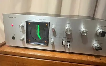 Technics Vintage 4-Channel Audio Scope / Audio Analyzer - Working