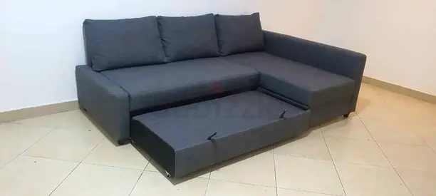 Ikea L shape sofa store cum bed and you can fix