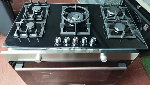 Bosch Built-in 90cm Gas Hob & Gas Oven Excellent Condition