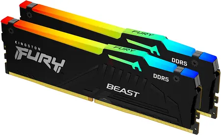 Kingston FURY Beast RGB DDR5 RAM 32GB (2x16GB) Kit