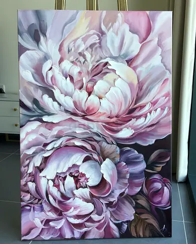The paiting “Pionies”