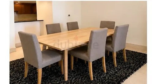 Modern 6 Seater Dining Table Set