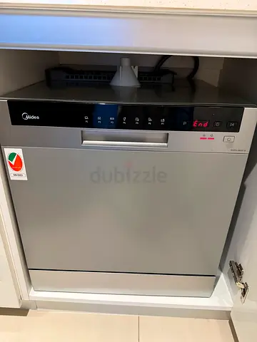 Built-in Midea Dishwasher - Compact Silver, Good Working Condition