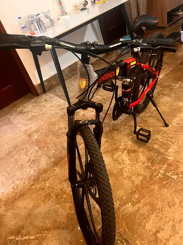 Used black/red mountain bike - good working condition