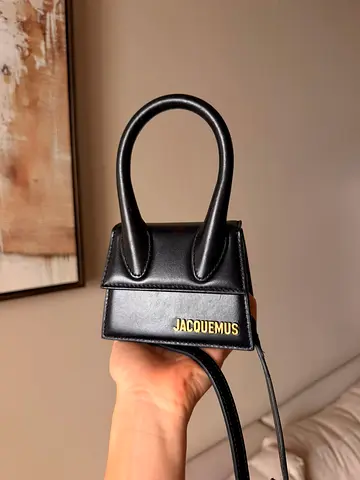 Jacquemus Le Chiquito mini Black Leather Bag