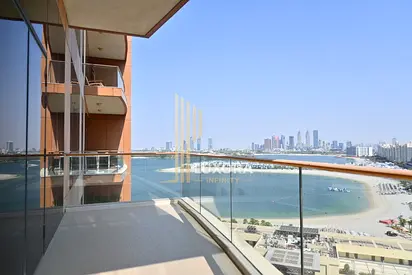Upgraded 2BR+Maid's | Unfurnished | Beach Access | Stunning Sea View