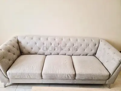 Hax 3-Seater Fabric Sofa