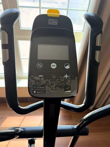Used upright exercise bike with digital console - excellent working condition