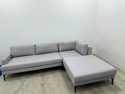 Brand new condition west elm grey sofa