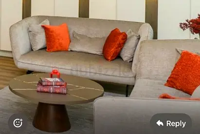 Modern 3-Seater Sofa and Matching Loveseat in Light Grey-2 pcs