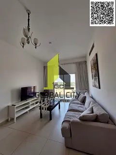 2 MASTER BEDROOM FULLY FURNISHED AVAILABLE FOR RENT IN AMEERA VILLAGE , BUILDING A5 , WITH BALCONY ,