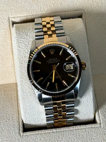 Rolex Datejust 36mm Gold and Black dial