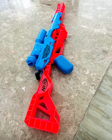 Used Nerf-style Long Range Toy Blaster - Good Condition