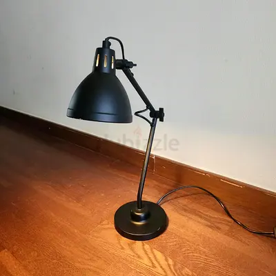 JYSK Adjustable Black Metal Desk Lamp — Used, Good Condition