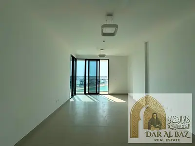 One bedroom and living room with sea view in the most beautiful location in Sharjah. Annual rent wi