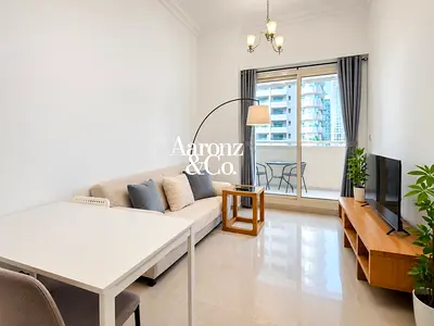 Furnished 1BR | Huge Balcony | Vacant