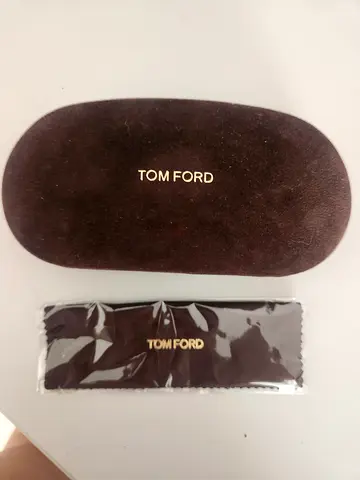 Original Tom Ford Eyewear Hard Case & Sealed Cleaning Cloth Set