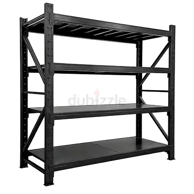 Large 2.5M x 2M Heavy Duty Metal Rack warehouse rack with 5 Shelves for Warehouse Garage Store Use