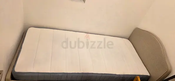 Single Bed Frame with Mattress - Good Condition