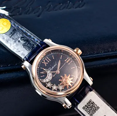 Chopard Happy Sport Sun, Moon and Stars watch for woman