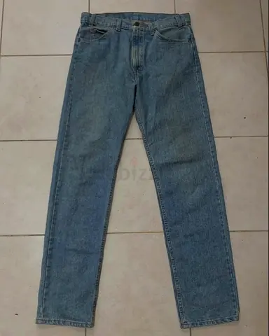 Levi’s Denim - Light blue men's straight-fit denim jeans - size approx M/L