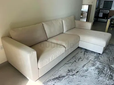 Beige Color IKEA vimle L Shape Sofabed