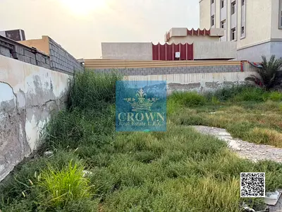قطعة أرض سكنية استثمارية للبيع في النعيمية 2 - عجمان، مع مخطط معتمد لبناء طابق أرضي + 3 طوابق علوية.