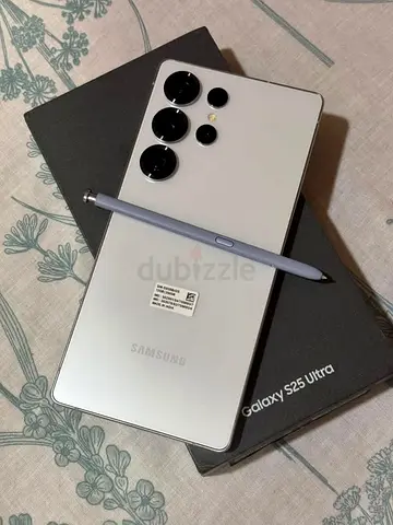 Samsung Galaxy S25 Ultra (White) with S Pen, Boxed
