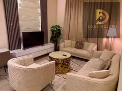 Furnished room and living room for monthly rent, including internet, in Sharjah (Al Majaz 3).