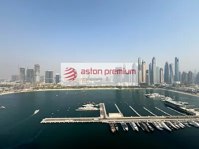High Floor 2 BR | Full Marina View | Private Beach
