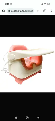Portable Baby Booster Seat with Removable Feeding Tray