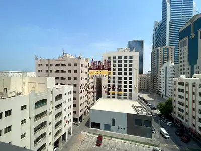 For Rent in Al Majaz 3 One Bedroom and Living Room with Balcony Built in Wardrobes 1 Bathroom Free Parking AED 40000 annually or AED 39000 without Par