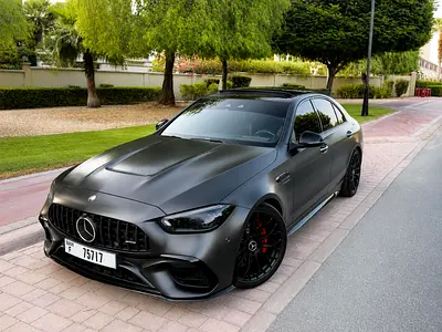 2024 Mercedes C63s AMG E-Performance•5 YEARS WARRANTY AND SERVICE CONTRACT EMC•GCC•LOW MILEAGE.