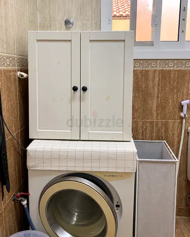White Wall-Mounted Bathroom Cabinet - 2 Door