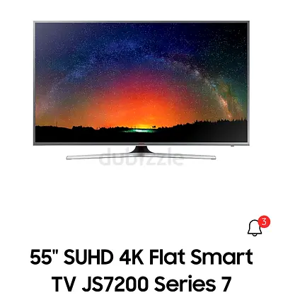 55" SUHD 4K Smart TV (Series 7 JS7200) - 55 inch